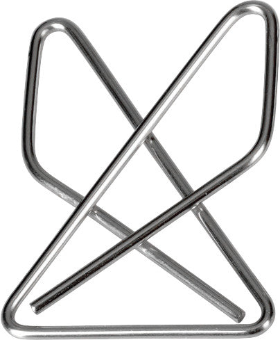Omega Büroklammern – 40 mm – Metall – Silber – 100 Stück