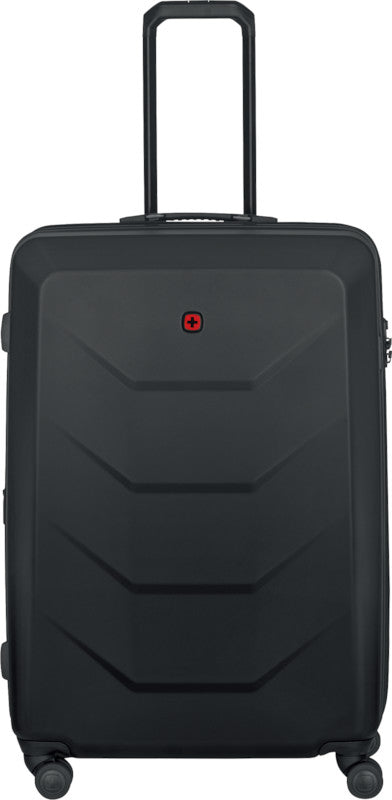 Wenger/SwissGear Wenger Trolley Prymo – 93 l, Hartschale PC, 4 Doppelrollen, mit TSA, schwarz, 52 × 76 × 30 cm