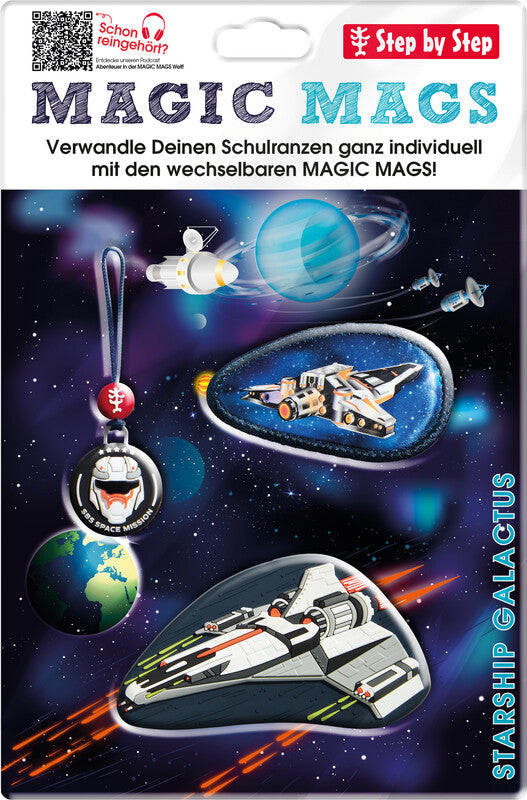 Step by Step Magic Mags Zubehörset – 3-teilig – Starship Galactus – für Cloud, Space, 2in1 Plus und andere