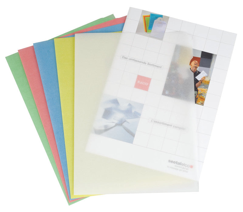 Elco Sichtmappe A4 – Gelb, Papier, 10er-Pack