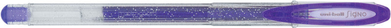 Uni-Ball Signo Sparkling – Tintenroller-Set, mit Kappe, 0,7 mm, farbig sortiert, 5er Etui, für Linkshänder