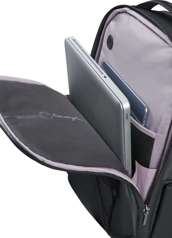 Samsonite Workationist Notebook-Rucksack – 14 l, wasserabweisend, recyceltes PET (rPET)