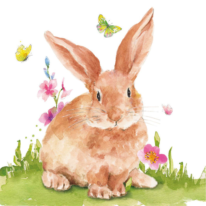 Ppd Servietten Mr. Rabbit – 33 × 33 cm – 2-lagig, Tissue – 20 Stk., FSC