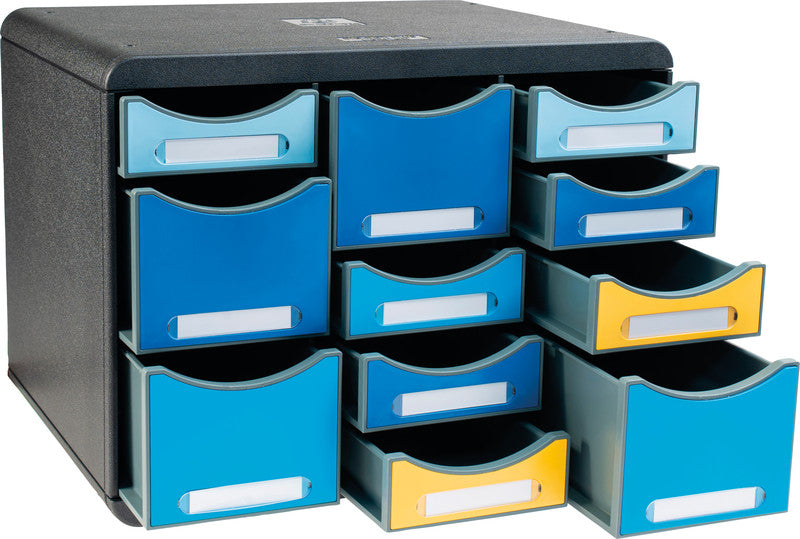 Exacompta Schubladenelement Big-Box Multi Bee Blue – 355 × 270 × 271 mm
