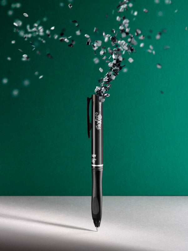 Pilot FriXion Ball+ – radierbarer Tintenroller mit Kappe, 0,7 mm, schwarz, für Linkshänder