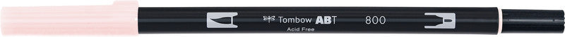 Tombow Brush Pen ABT – Feinspitze 0,3 mm, Pinselspitze 3-10 mm – Baby Pink – Wasservermalbar