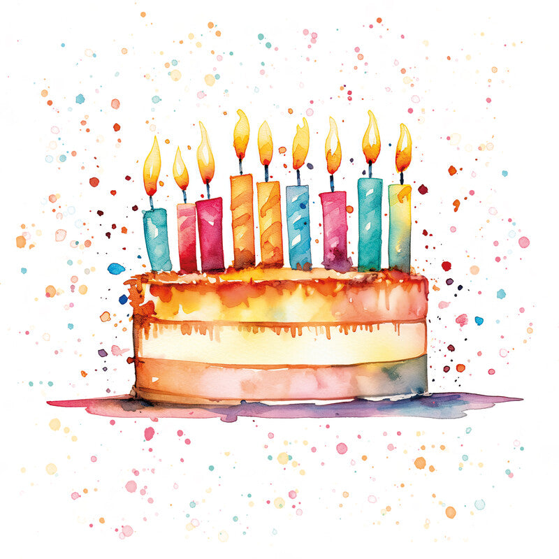 Atelier Servietten Cake Party – 33 × 33 cm – 3-lagig, Tissue – 20 Stk.