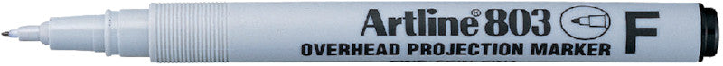 Artline Non-Permanent-Marker 803 F – feine Rundspitze 0,5 mm – schwarz – feucht abwischbar