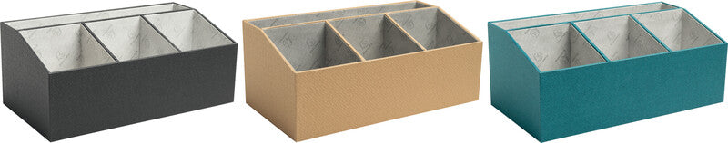 Exacompta Office by Me Stehsammler – 4 Fächer, beige, Recycling-Karton, B 277 × H 147 × T 115 mm