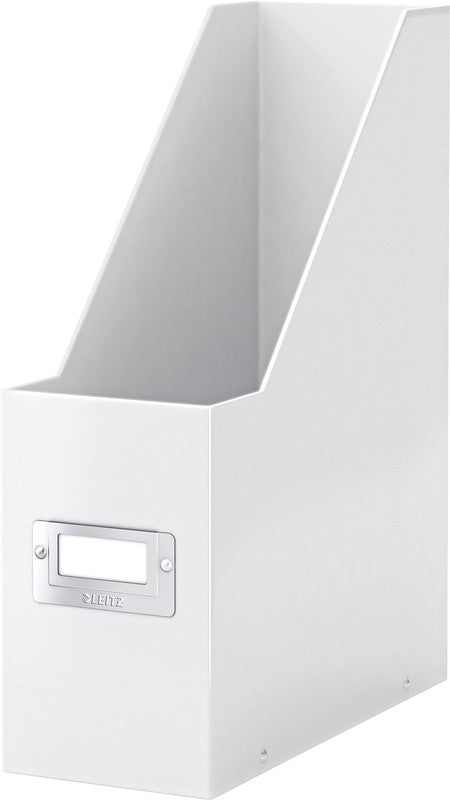 Leitz Stehsammler – Karton, mit Beschriftungsfeld, weiss, 253×103×330 mm