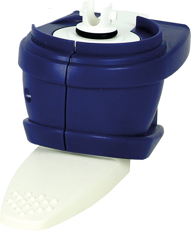 Dreumex One2Clean – Seifenspender, manuell, für DREUMEX Kartusche One2Clean, Kunststoff, blau, nachfüllbar