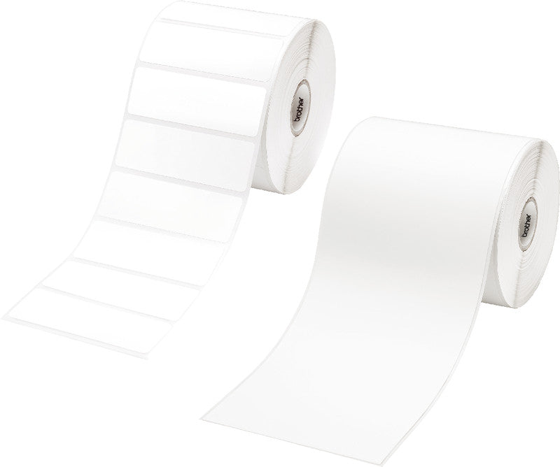 Brother Etiketten, 76 mm × 26 mm, weiss, Papier, permanent, 1552 Etiketten