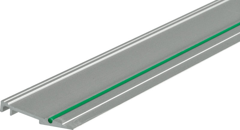 Linex Wandtafel-Lineal 50 cm – Aluminium, silber, rutschfest, mit Stahl-Schneidekante
