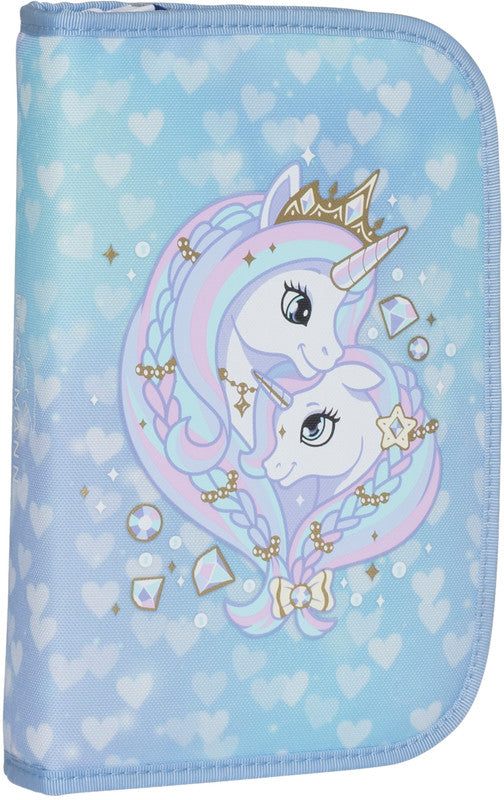 Beckmann Schulrucksack – 6-teilig – Unicorn Princess Ice Blue