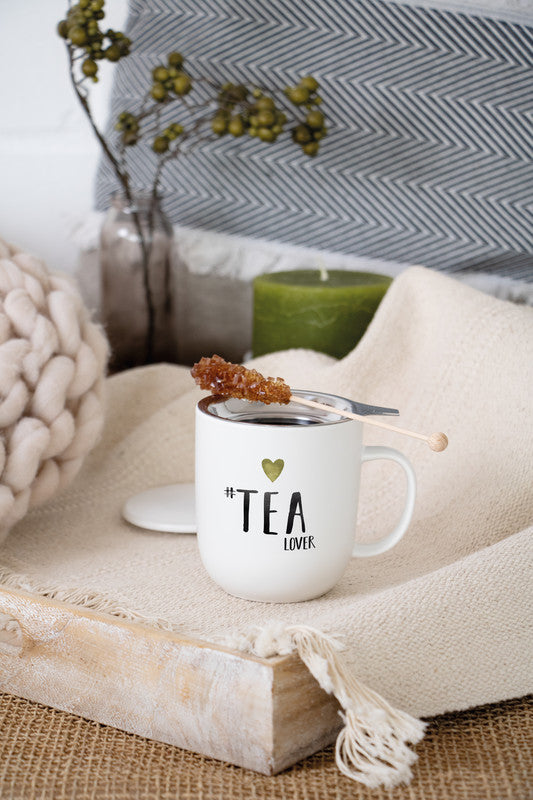 Ppd Pure Teetasse – 0,35 l, New Bone China, weiss, Deckel