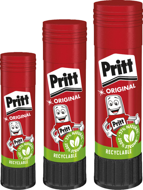 Pritt Klebestift – Stift, permanent, transparent, lösungsmittelfrei, schnelltrocknend, 43 g, zum Basteln