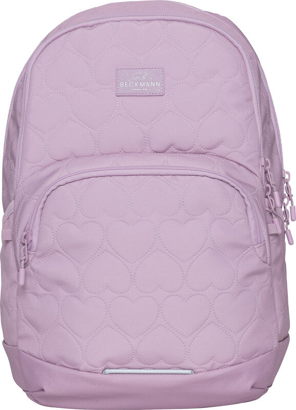 Beckmann Junior Sport Rucksack – Gepolsterte Herzen – Pink – 31,0 × 45,0 × 22,0 cm – 30 l