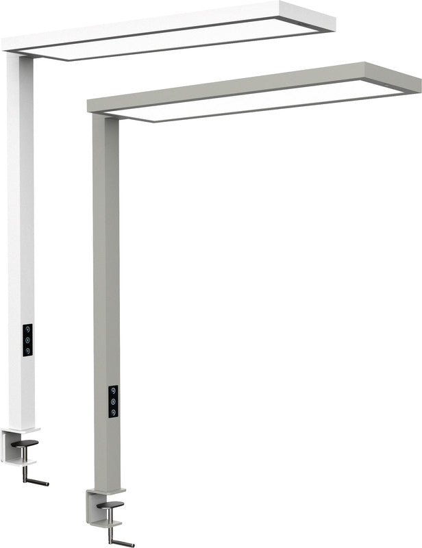 MAUL LED-Stehleuchte Senja – dimmbar – 2700–5700 K – 15'150 lm – Silber Aluminium