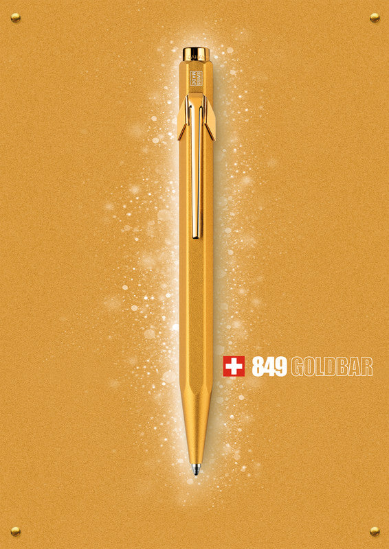 Caran d-Ache Caran d'Ache Kugelschreiber – gold, seidenmatt, Aluminium