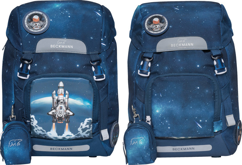 Beckmann Classic Schulrucksack 1st – Space Mission – aus recycelten PET-Flaschen – 22 l