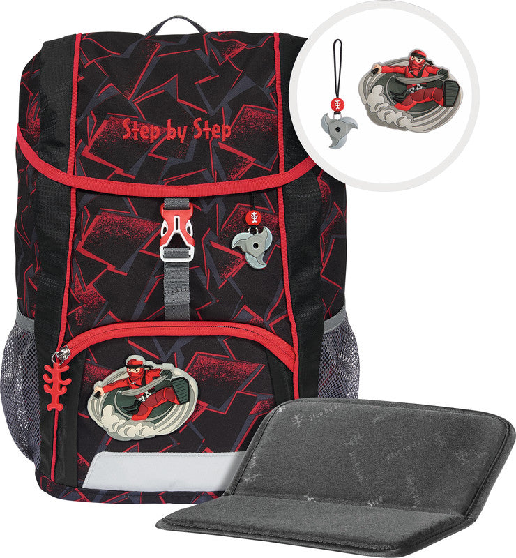 Step by Step Kindergartenrucksack-Set Kid – 3-teilig – Ninja Yuma