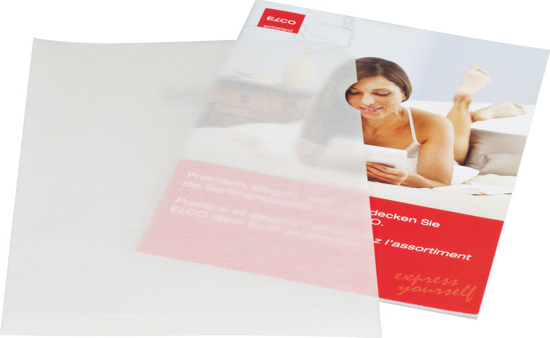 Elco Ordo Sichtmappe A4 – weiss, Papier, 10er-Pack