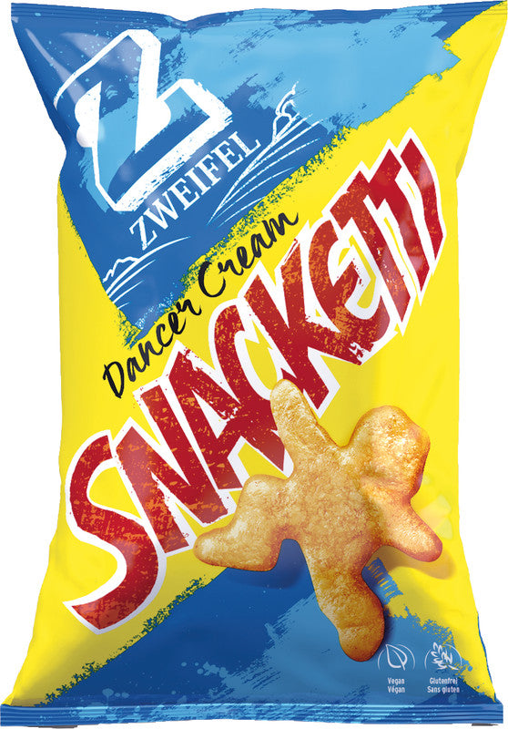 Zweifel Snacketti Chips – Creme, Beutel, 27 g