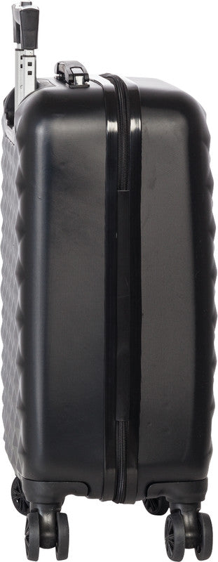 Worldpack Kofferset Diamond 3-teilig – ABS-Hartschale, 4 Doppelrollen, schwarz