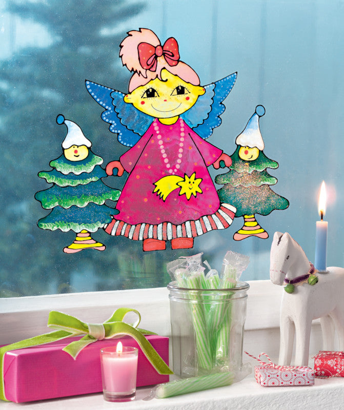 Marabu Fun & Fancy – Fenstermalfarbe – Ultramarinblau, 80 ml, für Glas & Porzellan
