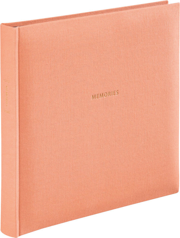 Hama Fotoalbum – für 300 × 300 mm, lachs, Textil