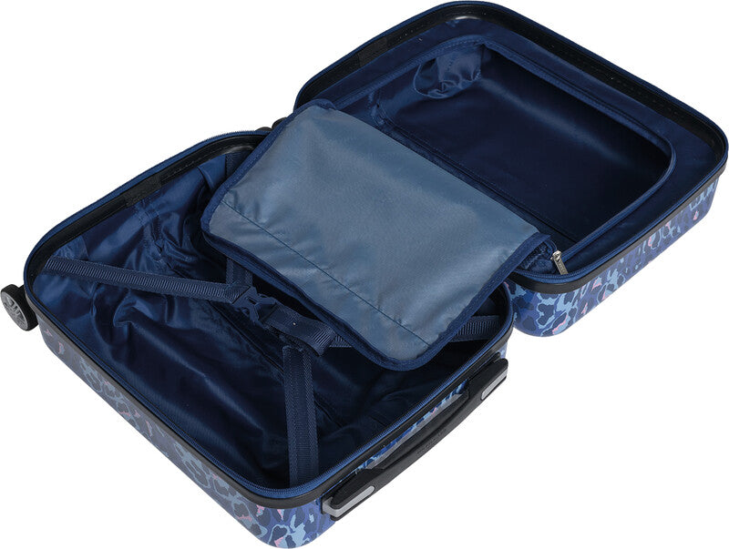 Beckmann Kindertrolley Handgepäck – 22 l, Hartschale PC/ABS, 4 Doppelrollen, Cheetah, 30,5 × 46,5 × 22 cm