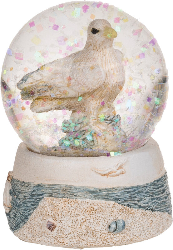 Out oft the blue Out of the Blue Glitterkugel Maritim, Polyresin, sortiert, 5 × 6 × 5 cm