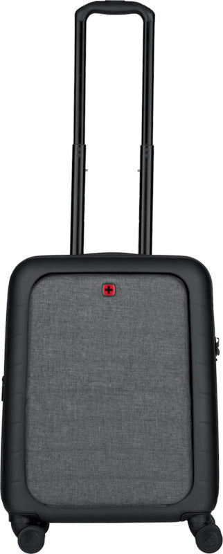 Wenger/SwissGear Wenger Notebook-Trolley – für Notebooks bis 14", Hartschale PC/ABS, 4 Doppelrollen, mit TSA, schwarz/grau