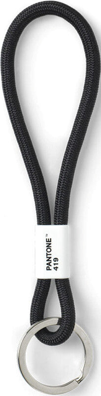 Pantone by Copenhagen Schlüsselanhänger – mit Schlüsselring, Nylon, Schwarz, 33 × 180 mm