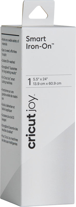 Cricut Aufbügelfolie – Silber – 139 × 609 mm – für Joy Schneideplotter