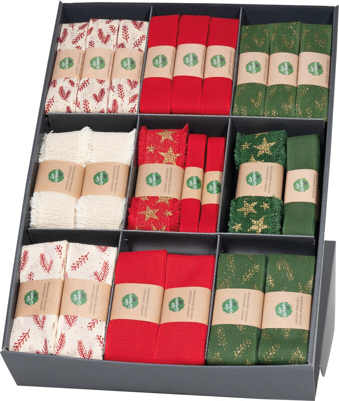 Goldina Geschenkband – Weihnachten – Baumwolle, biologisch abbaubar