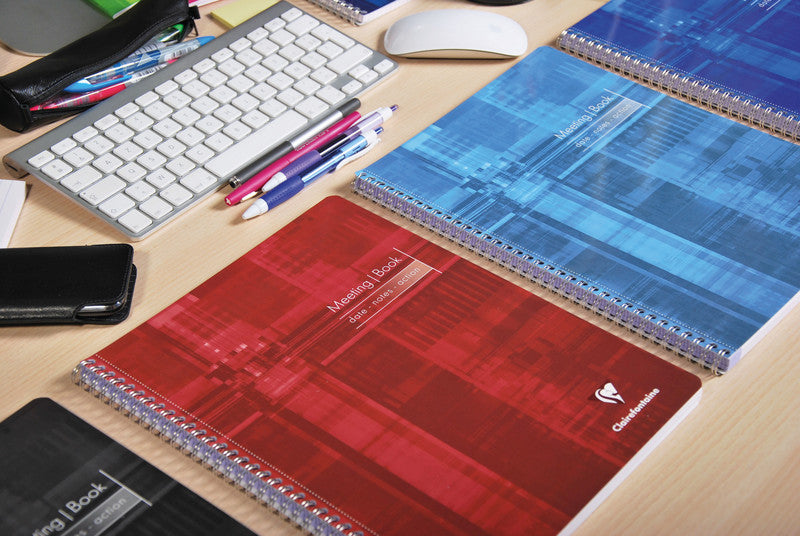Clairefontaine Spiralblock A4, liniert, 80 Blatt, perforiert, 90 g/m² – farbig sortiert