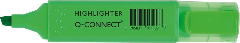 Q-CONNECT Textmarker Set 6 Farben – Keilspitze, 1–5 mm