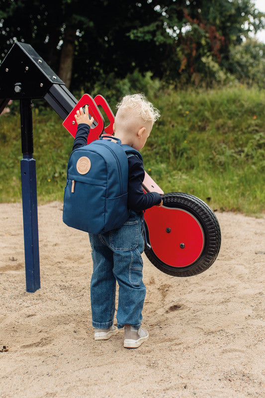 Beckmann Kindergartenrucksack Urban Mini – Dusty Blau – Recycelte Materialien