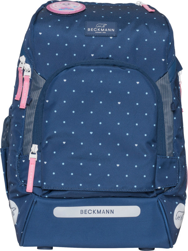 Beckmann Schulrucksack Active Air Flx – Pet Friends Blue – recycelter Bestandteil (GRS)