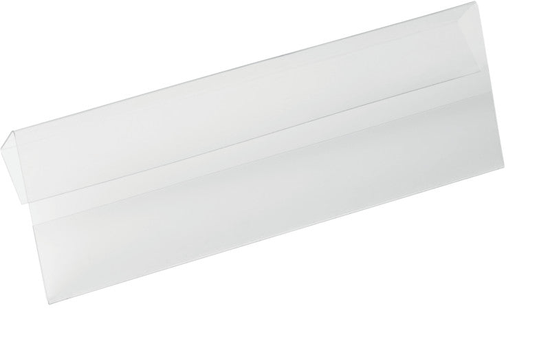 Durable Kennzeichnungstaschen – 210 × 74 mm, transparent, wiederablösbar, für 1/2 A5 quer