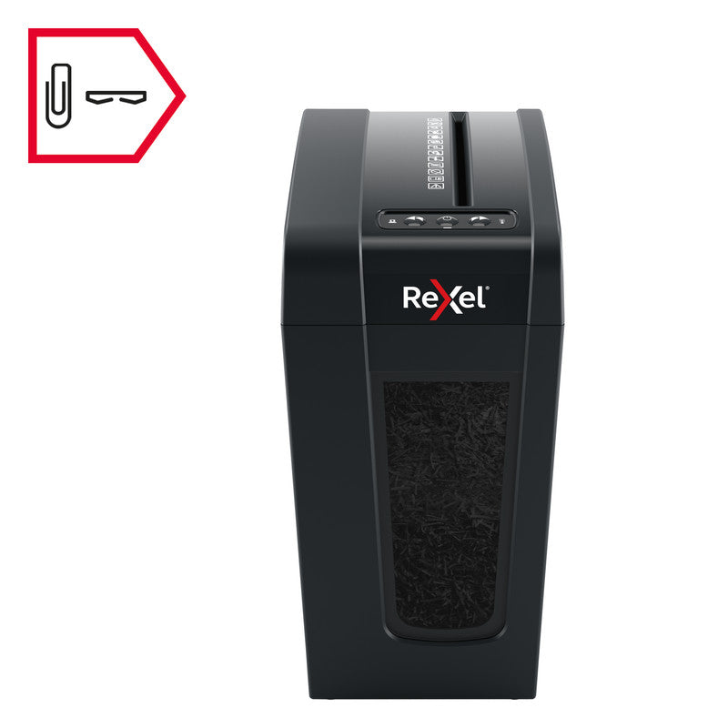 Rexel Secure X8-SL Slimline – Aktenvernichter, DIN P-4, Partikelschnitt 4 × 40 mm, 8 Blatt, 14 l, A4
