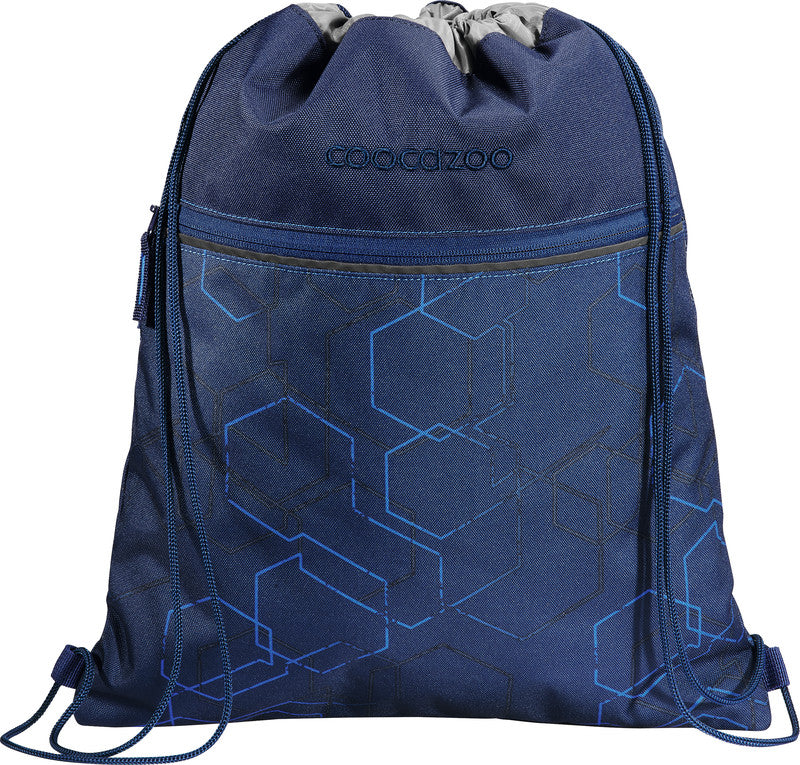 Coocazoo Sportbeutel – 10 l, Motiv Blue Motion, wasserabweisend, 34 × 43 cm