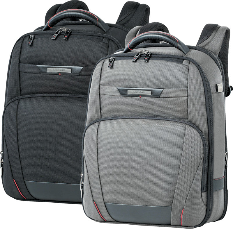 Samsonite Pro-DLX 5 Notebook-Rucksack – 21/26 l, RFID-Fach, Aufsteckfunktion, Nylon, Schwarz