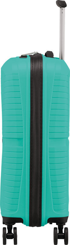 American Tourister Handgepäck-Trolley – Hartschale, 4 Doppelrollen, mit TSA, Aqua Grün, 40 × 50 × 20 cm