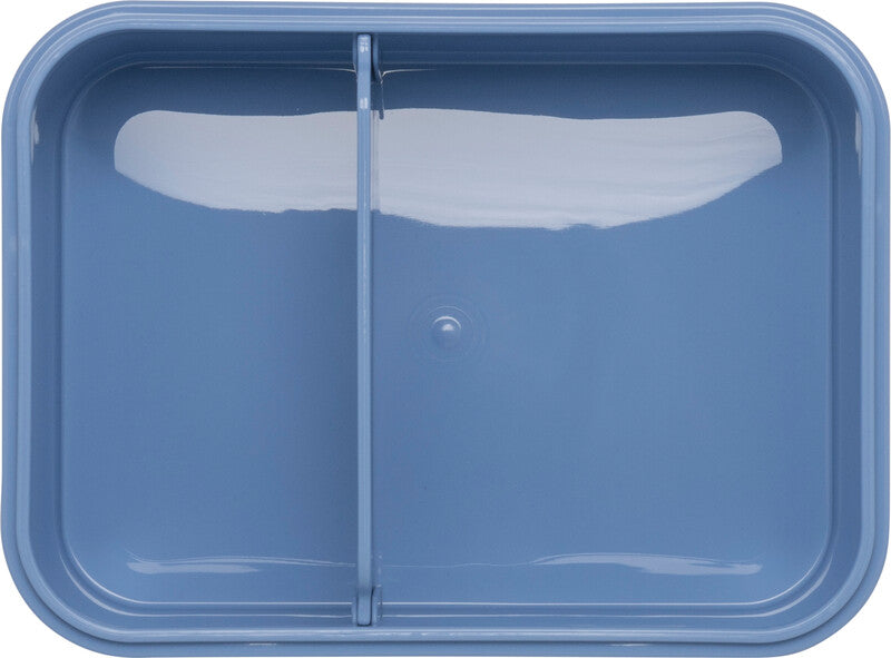 Beckmann Lunchbox – 1,7 l – mit herausnehmbarem Innenteiler – PP – blau – 18 × 14 × 7 cm