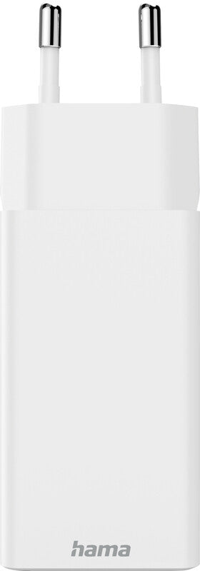 Hama 00201996 USB-Desktop-Ladegerät 65 W – USB-C×2, USB-A×1 – PD, QC 2.0/3.0 – Weiss