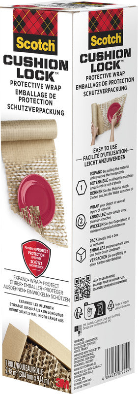 Scotch Papierpolster-Wrap Cushion Lock – 304 mm × 9 m – braun