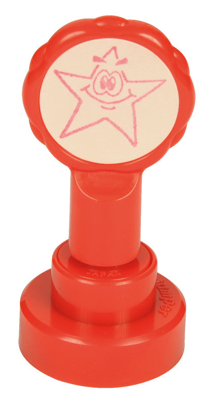 X-stamper Lehrerstempel-Set Xclamations – Motiv: Stern happy, selbstfärbend, Kunststoff, Ø 22 mm