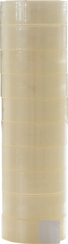 Q-connect Klebeband – permanent, klar, Kunststoff, 15 mm × 10 m